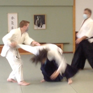 Praciting Aikido